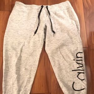 Calvin Klein logo drawstring sweatpants
